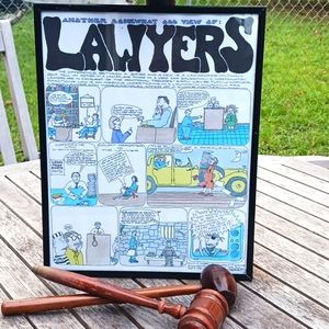LAWYER COMIC POSTER